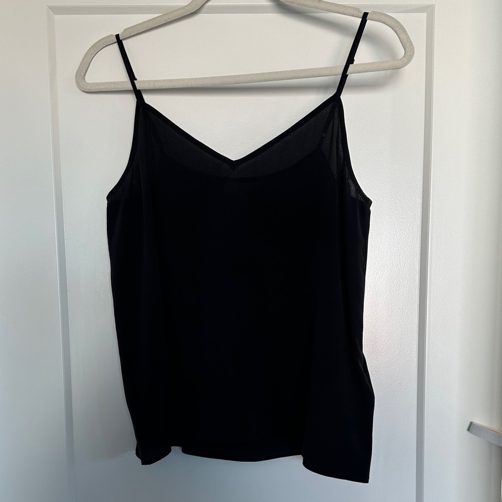 Black Women's Silk Cami